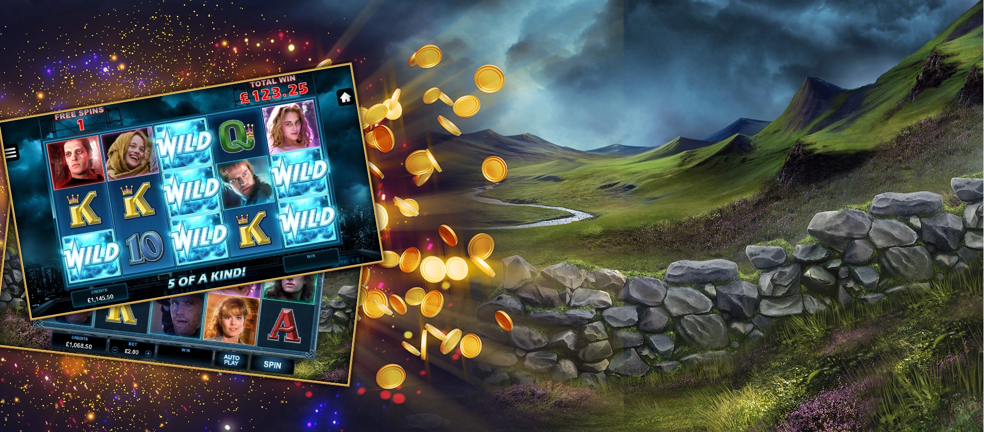 Новый игровой автомат на рубли - Highlander (Горец) Новый игровой автомат на рубли - Highlander (Горец)
