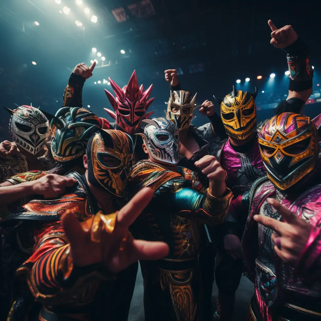 Лучадоры радуются крупным выигрышам в новом игровом автомате Lucha Legends Лучадоры радуются крупным выигрышам в новом игровом автомате Lucha Legends