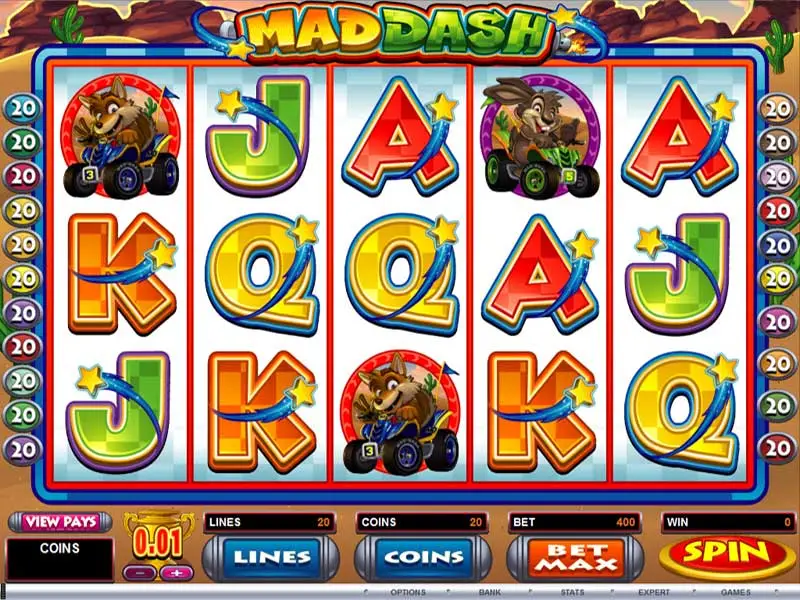 Новый автомат с быстрым выводом денег - Mad Dash (Сумасшедший рывок) Новый автомат с быстрым выводом денег - Mad Dash (Сумасшедший рывок)