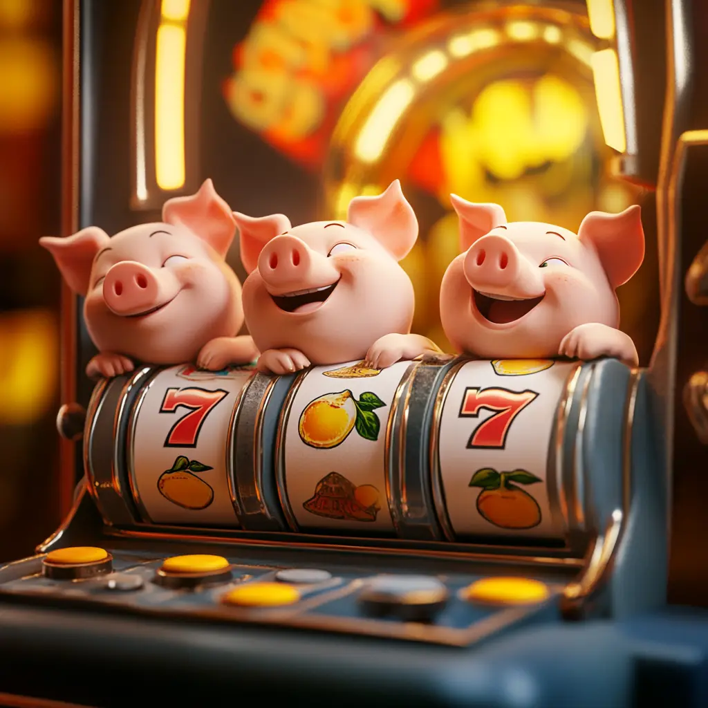 Поросята играют на рубли в Piggy Town