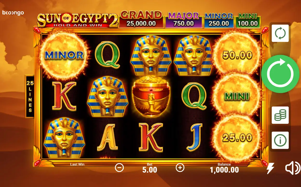 Играть в новый автомат с быстрым выводом денег - Sun Of Egypt (Солнце Египта)