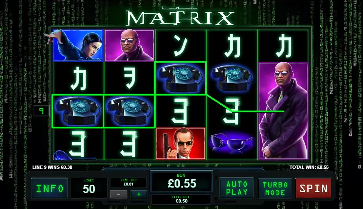 Новый автомат для игры на рубли - The Matrix (Матрица) Новый автомат для игры на рубли - The Matrix (Матрица)