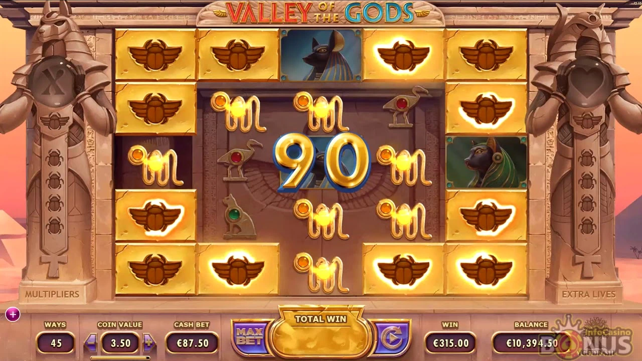 Новый игровой автомат на деньги - Valley of the Gods (Долина Богов) Новый игровой автомат на деньги - Valley of the Gods (Долина Богов)